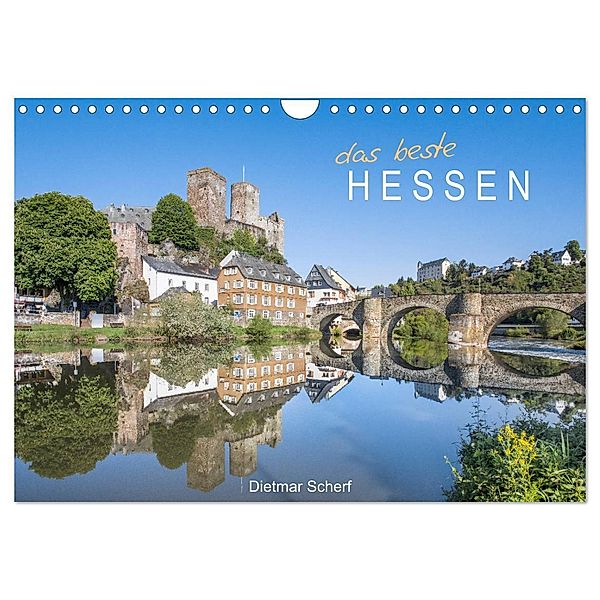 Das beste Hessen (Wandkalender 2024 DIN A4 quer), CALVENDO Monatskalender, Dietmar Scherf