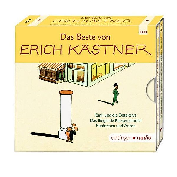 Das Beste von Erich Kästner, 3 Audio-CD, Erich Kästner