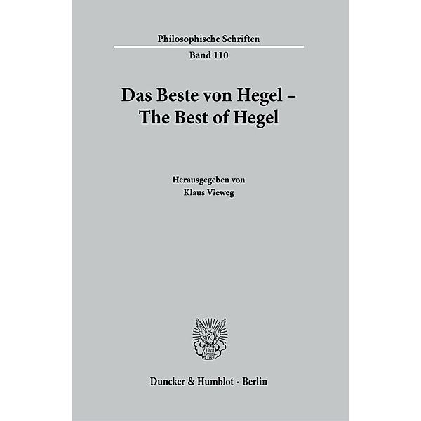 Das Beste von Hegel - The Best of Hegel.