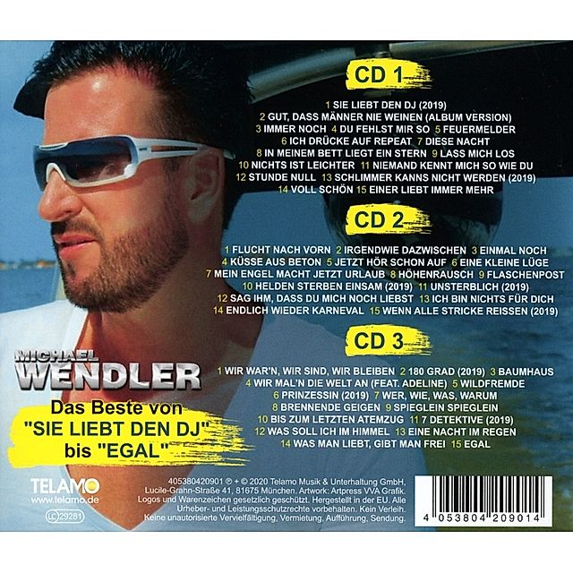 Das Beste - von Sie liebt den DJ bis Egal 3 CDs von Michael Wendler |  Weltbild.ch