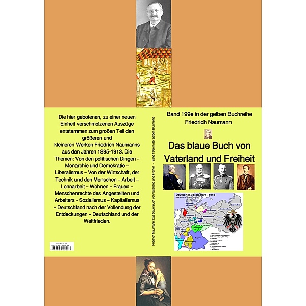 Das blaue Buch von Vaterland und Freiheit  -  Band 199e in der gelben Buchreihe - bei Jürgen Ruszkowski, Friedrich Naumann