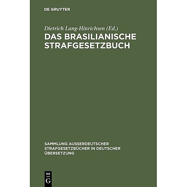 Das Brasilianische Strafgesetzbuch