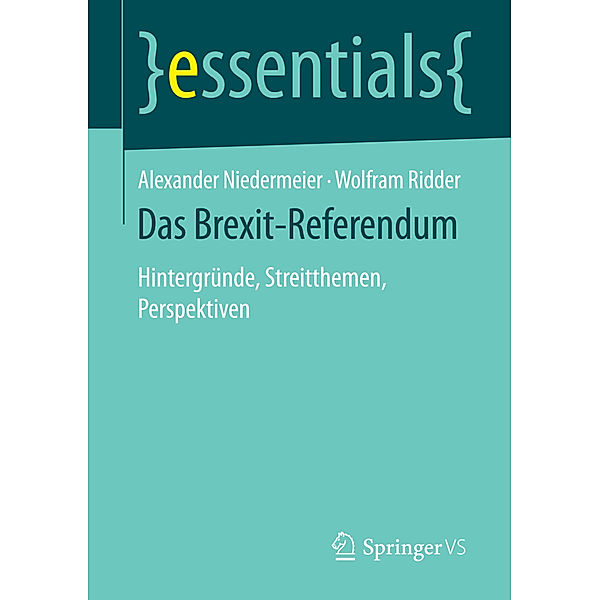 Das Brexit-Referendum, Alexander Niedermeier, Wolfram Ridder
