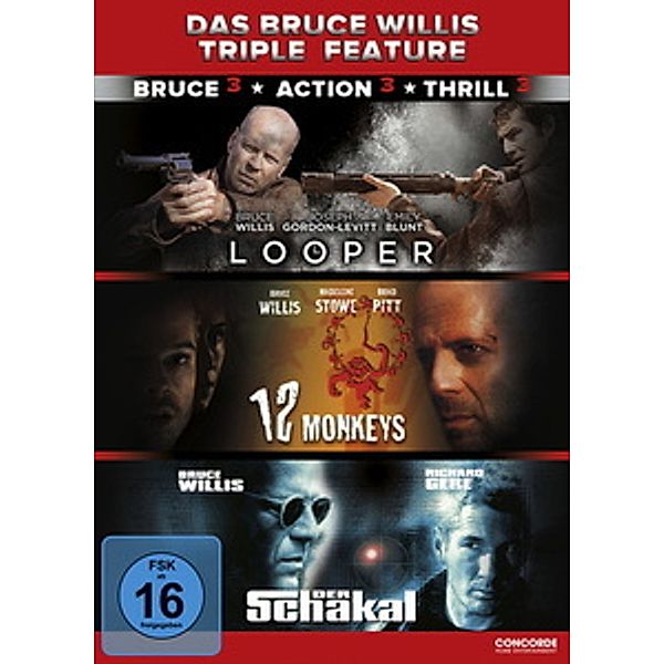 Das Bruce Willis Triple Feature, Bruce Willis, Joseph Gordon-Levitt