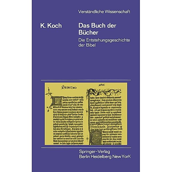 Das Buch der Bücher / Verständliche Wissenschaft Bd.83, Klaus Koch