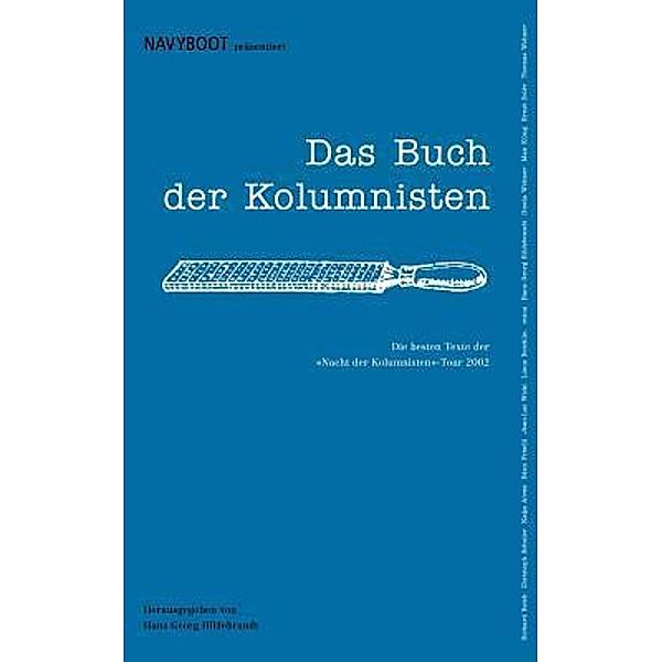 Das Buch der Kolumnisten, Hans Georg Hildebrandt