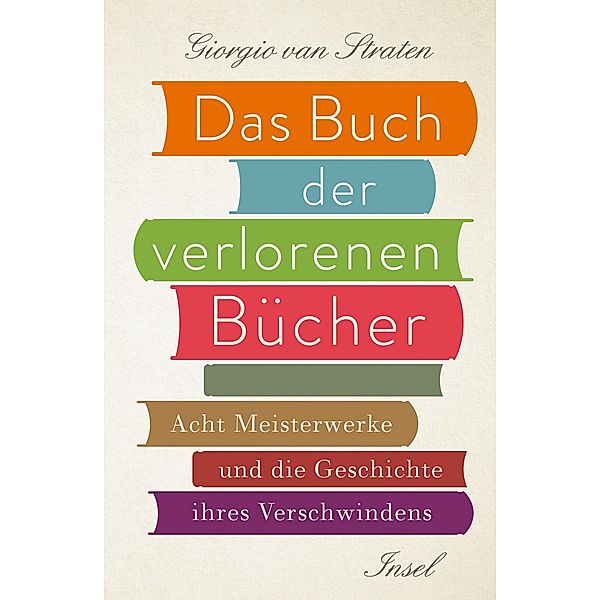 Das Buch der verlorenen Bücher, Giorgio van Straten