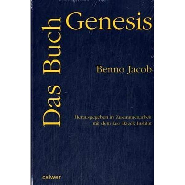 Das Buch Genesis, Benno Jacob