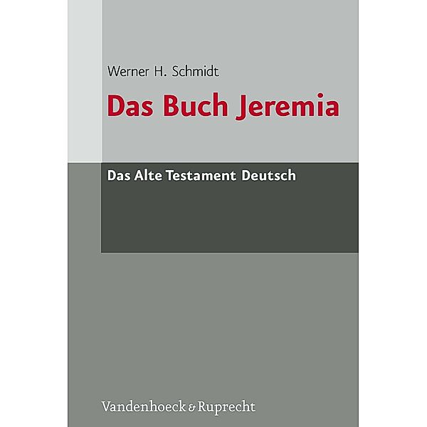 Das Buch Jeremia 2 Bände, Werner H. Schmidt