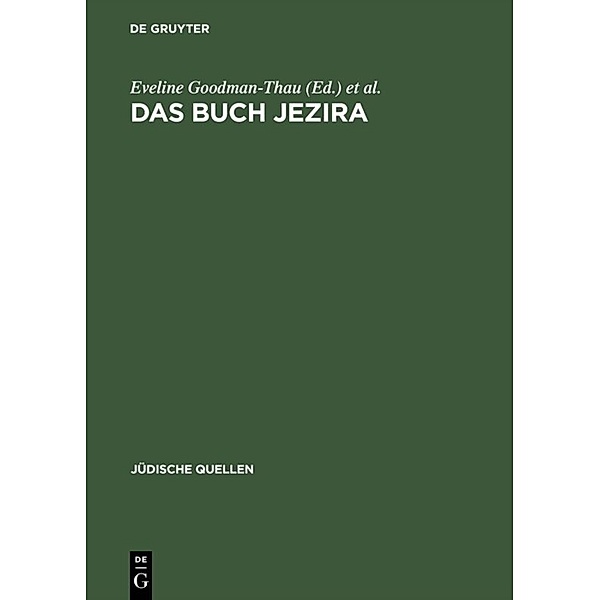 Das Buch Jezira. Sefer Jezira