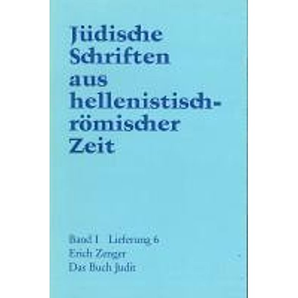 Das Buch  Judit.Lg.6, Erich Zenger