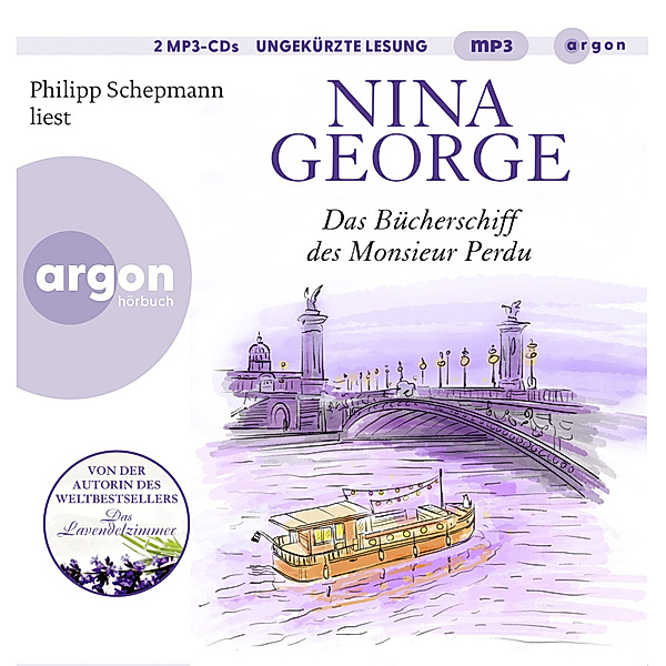 Das Bücherschiff des Monsieur Perdu,2 Audio-CD, 2 MP3, Nina George