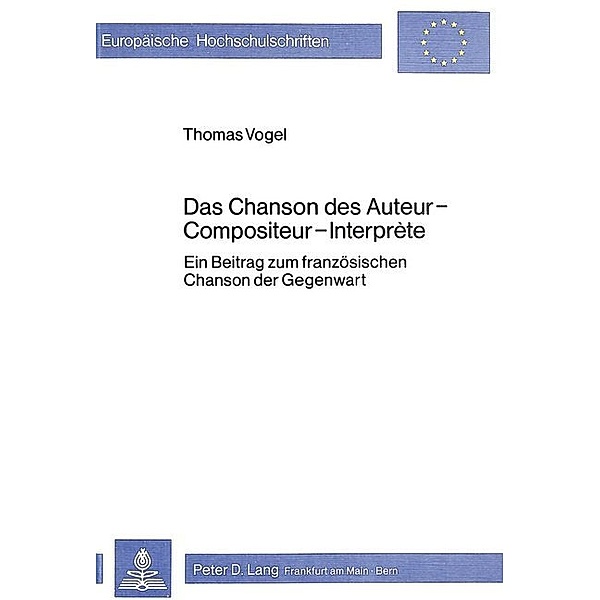 Das Chancon des Auteur-Compositeur-Interprète, Thomas Vogel