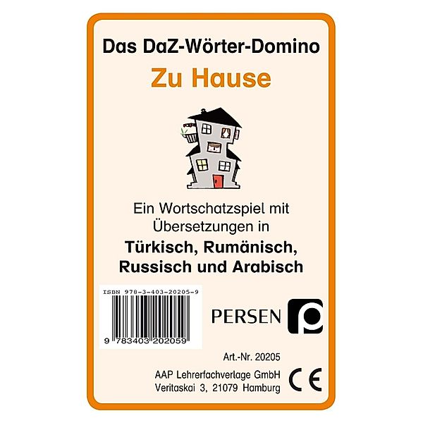 Das DaZ-Wörter-Domino: Zu Hause, Klara Kirschbaum, Luise Welfenstein