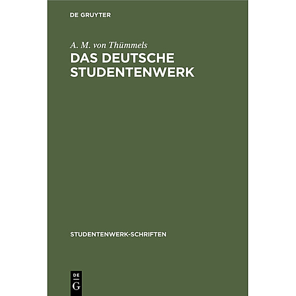 Das Deutsche Studentenwerk