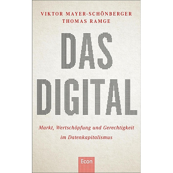 Das Digital / Ullstein eBooks, Thomas Ramge, Viktor Mayer-Schönberger