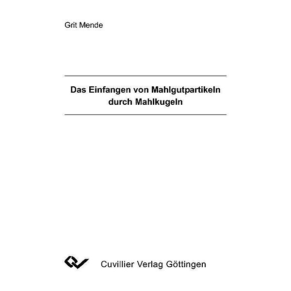 Das Einfangen von Mahlgutpartikeln durch Mahlkugeln