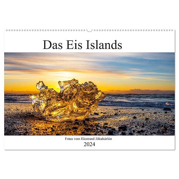 Das Eis Islands (Wandkalender 2024 DIN A2 quer), CALVENDO Monatskalender, Stefan Schröder Photography
