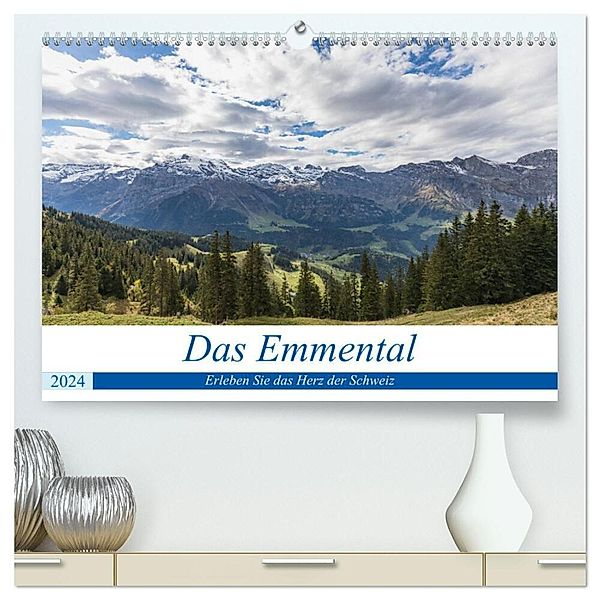 Das Emmental (hochwertiger Premium Wandkalender 2024 DIN A2 quer), Kunstdruck in Hochglanz, IAM photography
