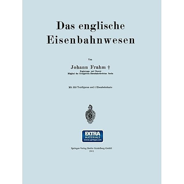 Das englische Eisenbahnwesen, Johann Frahm