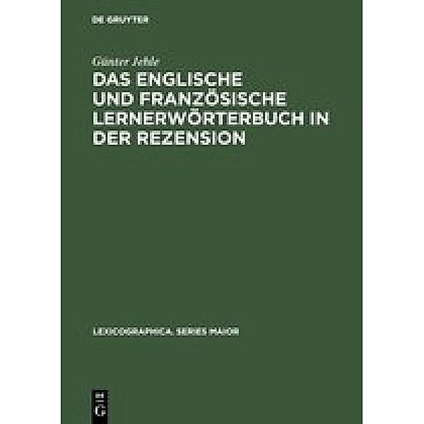 Das englische und französische Lernerwörterbuch in der Rezension, Günter Jehle