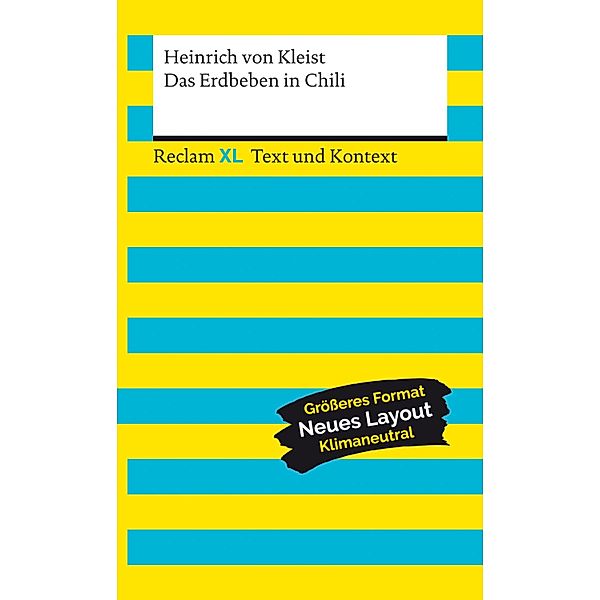 Das Erdbeben in Chili / Reclam XL - Text und Kontext, Heinrich von Kleist