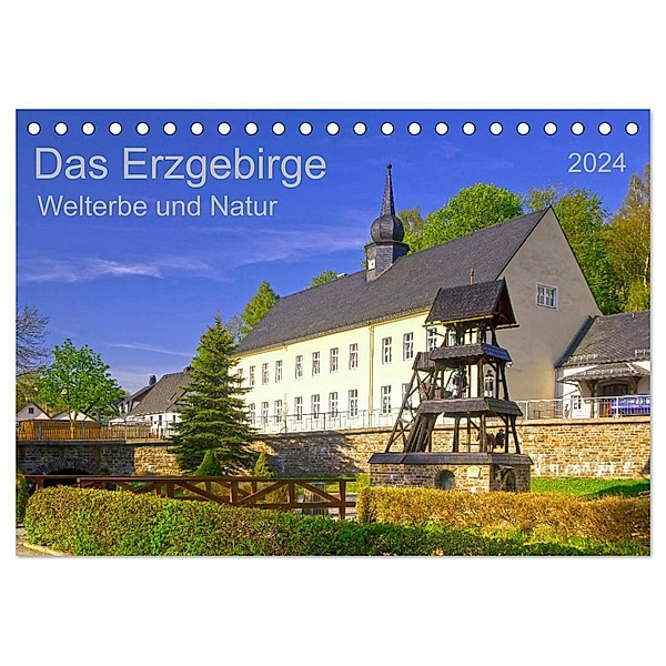 Das Erzgebirge Welterbe und Natur (Tischkalender 2024 DIN A5 quer), CALVENDO Monatskalender, Prime Selection