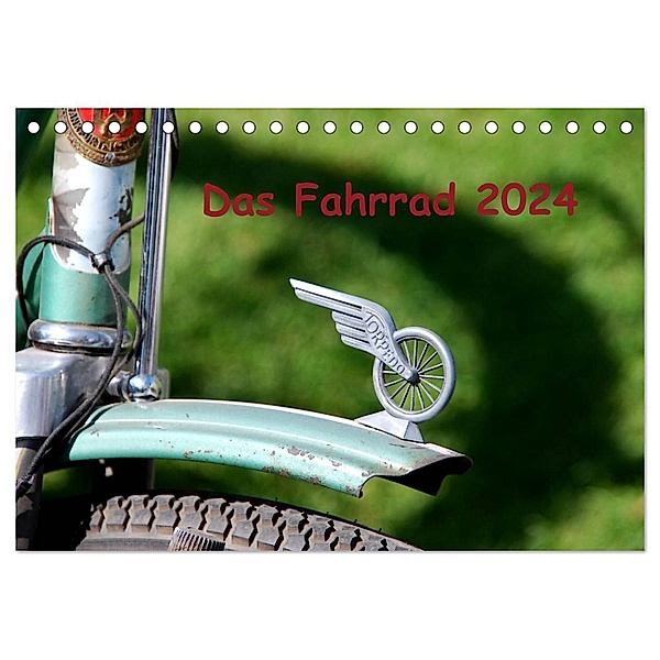 Das Fahrrad 2024 (Tischkalender 2024 DIN A5 quer), CALVENDO Monatskalender, Dirk Herms