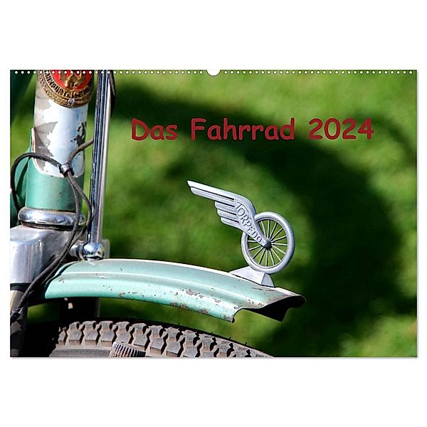 Das Fahrrad 2024 (Wandkalender 2024 DIN A2 quer), CALVENDO Monatskalender, Dirk Herms