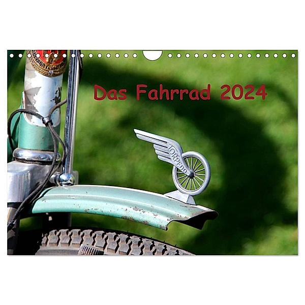 Das Fahrrad 2024 (Wandkalender 2024 DIN A4 quer), CALVENDO Monatskalender, Dirk Herms