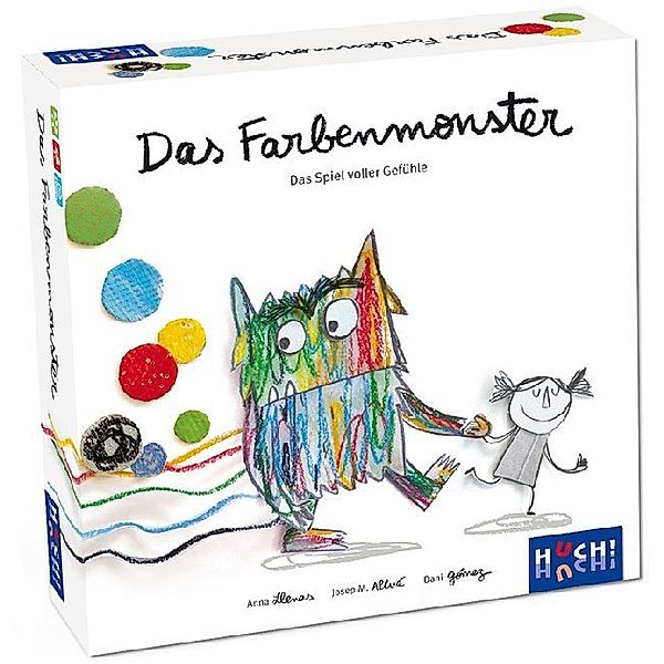 Huch Das Farbenmonster - Das Spiel (Kinderspiel), Josep M. Allué, Dani Gómez