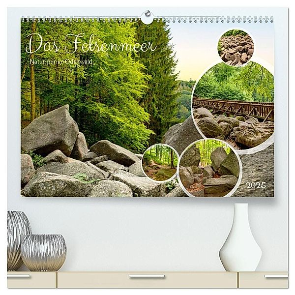 Das Felsenmeer - Natur pur im Odenwald (hochwertiger Premium Wandkalender 2025 DIN A2 quer), Kunstdruck in Hochglanz, Calvendo, Astrid Ziemer