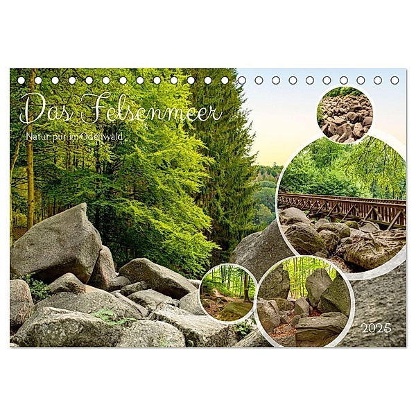 Das Felsenmeer - Natur pur im Odenwald (Tischkalender 2025 DIN A5 quer), CALVENDO Monatskalender, Calvendo, Astrid Ziemer