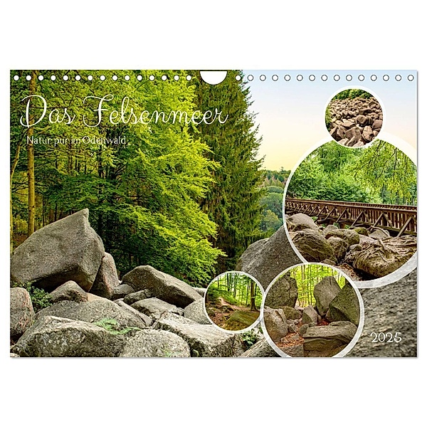 Das Felsenmeer - Natur pur im Odenwald (Wandkalender 2025 DIN A4 quer), CALVENDO Monatskalender, Calvendo, Astrid Ziemer
