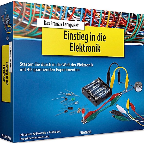 Das Franzis Lernpaket Einstieg in die Elektronik, Inklusive 20 Bauteile + Prüfkabel + Experimentieranleitung, Burkhard Kainka
