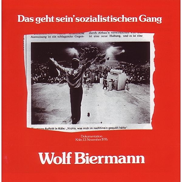 Das geht sein' sozialistischen Gang Live in der Sportha, Wolf Biermann