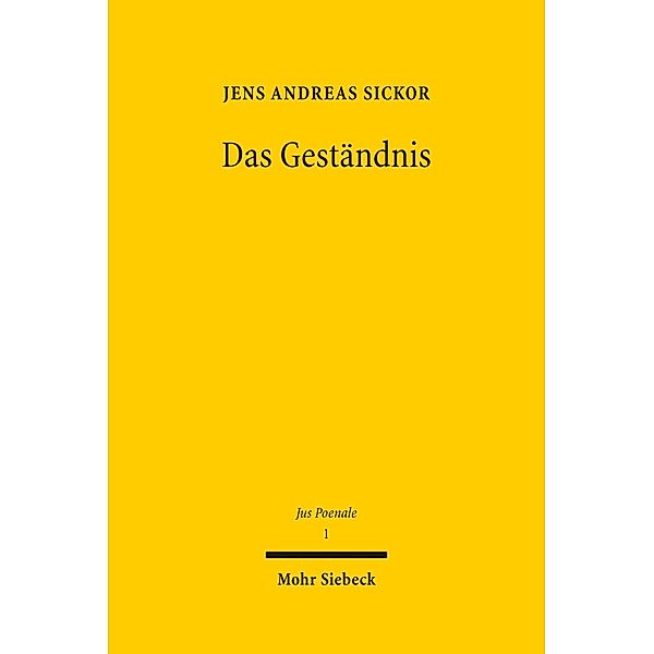 Das Geständnis, Jens Andreas Sickor