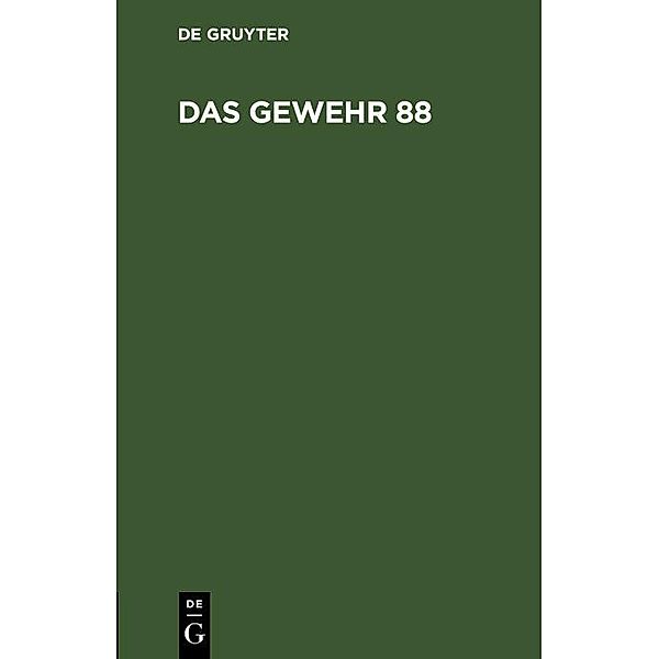 Das Gewehr 88 / Jahrbuch des Dokumentationsarchivs des österreichischen Widerstandes