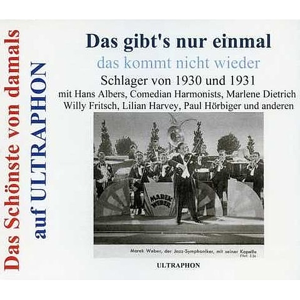 Das Gibt'S Nur Einmal, Hans Albers, Comedian Harmonists, Willy Fritsch