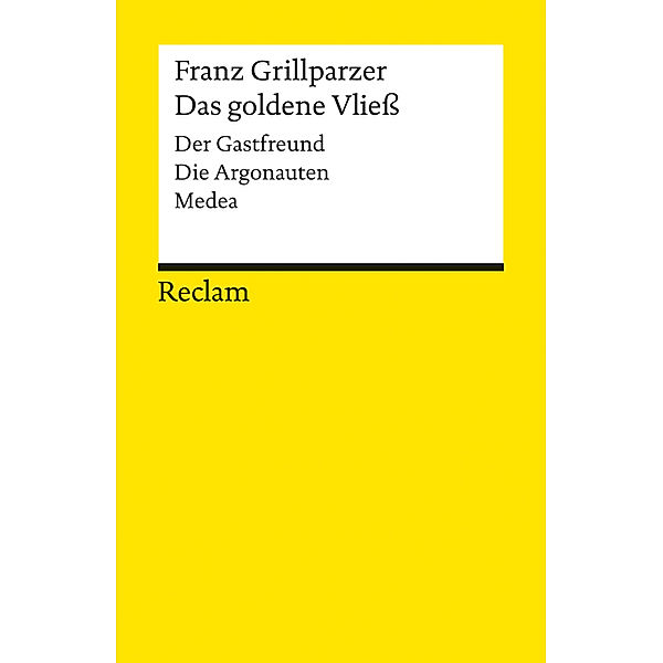 Das goldene Vliess, Franz Grillparzer