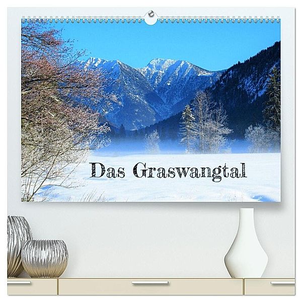 Das Graswangtal (hochwertiger Premium Wandkalender 2024 DIN A2 quer), Kunstdruck in Hochglanz, Martin Gillner