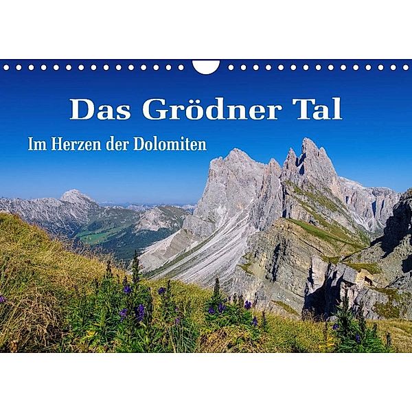 Das Grödner Tal - Im Herzen der Dolomiten (Wandkalender 2023 DIN A4 quer), LianeM