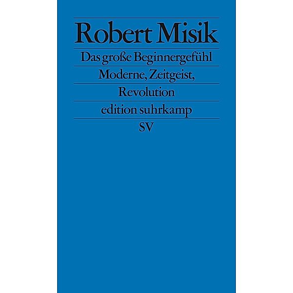 Das grosse Beginnergefühl / edition suhrkamp Bd.2788, Robert Misik