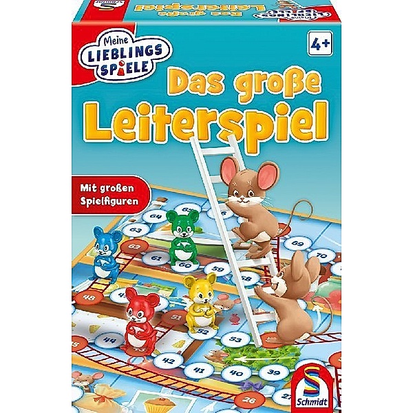 SCHMIDT SPIELE Das große Leiterspiel (Kinderspiel), Christian Fiore, Knut Happel