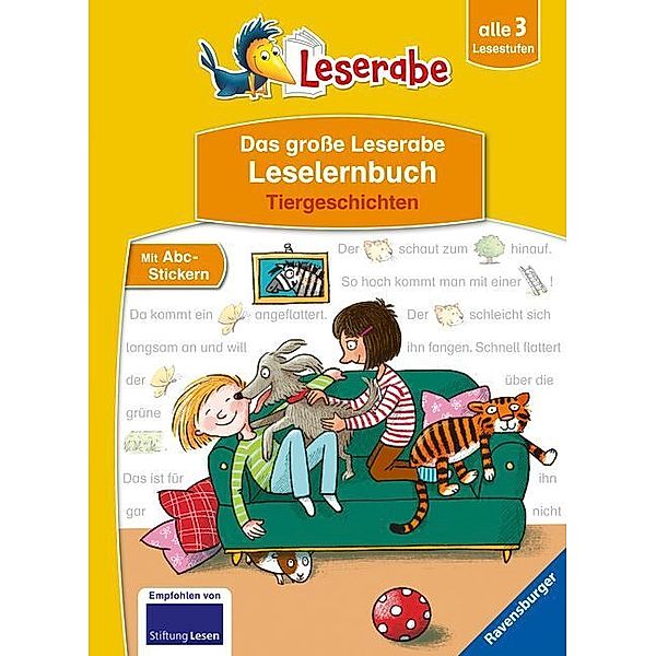 Das große Leserabe Leselernbuch: Tiergeschichten - Leserabe ab der 1. Klasse - Erstlesebuch für Kinder ab 5 Jahren, Silke Voigt, Judith Allert, Henriette Wich