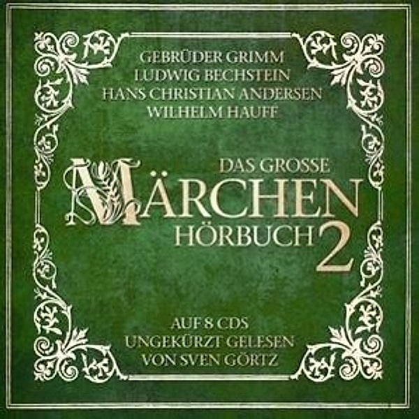 Das große Märchenhörbuch, 8 Audio-CDs, Märchen Hörbuch