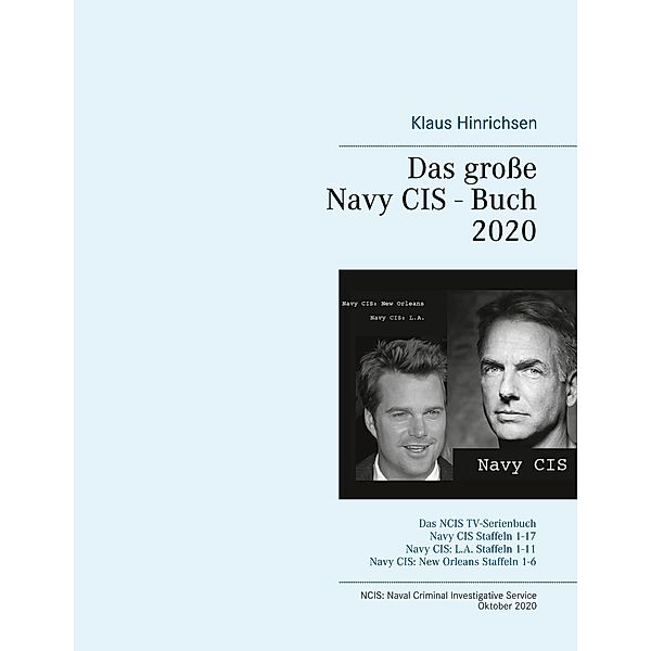 Das große Navy CIS - Buch 2020, Klaus Hinrichsen