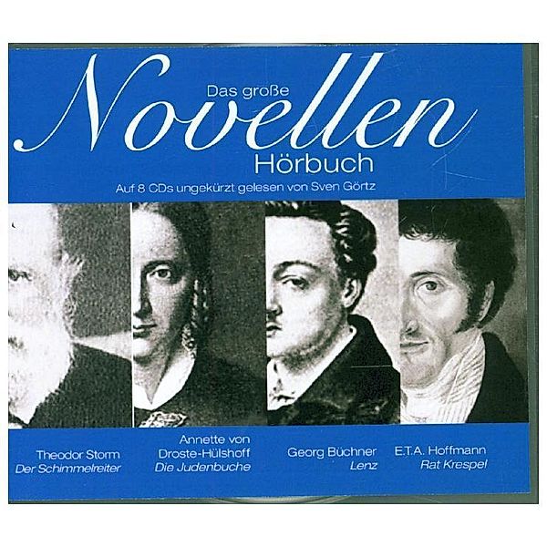 Das Grosse Novellenhörbuch,8 Audio-CDs, Theodor Storm, Eduard Mörike, Annette von Droste-Hülshoff