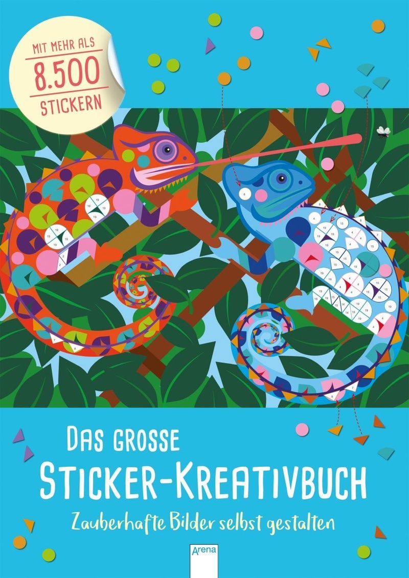 Das Grosse Sticker Kreativbuch Zauberhafte Bilder Selbst Gestalten Buch
