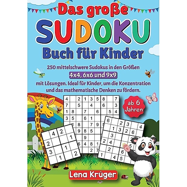 Das grosse Sudoku Buch für Kinder ab 6 Jahren, Lena Krüger